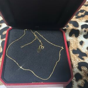 A necklace yellow gold Cartier, i got receipt and the box